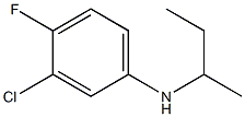 N-(butan-2-yl)-3-chloro-4-fluoroaniline Struktur