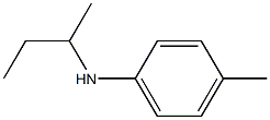 N-(butan-2-yl)-4-methylaniline Struktur