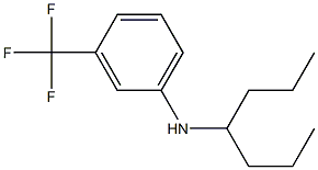 N-(heptan-4-yl)-3-(trifluoromethyl)aniline Struktur