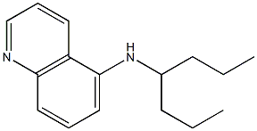 N-(heptan-4-yl)quinolin-5-amine Struktur