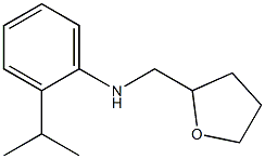 N-(oxolan-2-ylmethyl)-2-(propan-2-yl)aniline Struktur