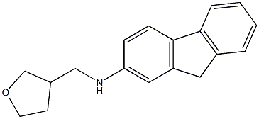 N-(oxolan-3-ylmethyl)-9H-fluoren-2-amine Struktur