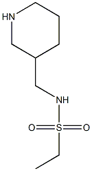 N-(piperidin-3-ylmethyl)ethane-1-sulfonamide Struktur