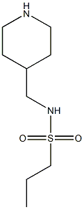 N-(piperidin-4-ylmethyl)propane-1-sulfonamide Struktur