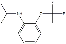 N-(propan-2-yl)-2-(trifluoromethoxy)aniline Struktur