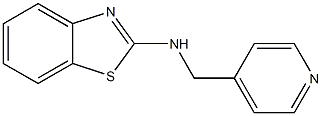 N-(pyridin-4-ylmethyl)-1,3-benzothiazol-2-amine Struktur