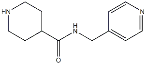 N-(pyridin-4-ylmethyl)piperidine-4-carboxamide Struktur