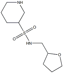 N-(tetrahydrofuran-2-ylmethyl)piperidine-3-sulfonamide Struktur