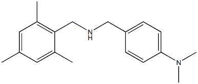 N,N-dimethyl-4-({[(2,4,6-trimethylphenyl)methyl]amino}methyl)aniline Struktur