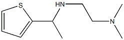 N,N-dimethyl-N'-(1-thien-2-ylethyl)ethane-1,2-diamine Struktur