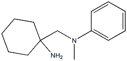 N-[(1-aminocyclohexyl)methyl]-N-methylaniline Struktur