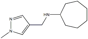 N-[(1-methyl-1H-pyrazol-4-yl)methyl]cycloheptanamine Struktur