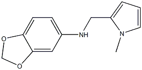 N-[(1-methyl-1H-pyrrol-2-yl)methyl]-2H-1,3-benzodioxol-5-amine Struktur