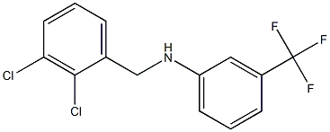 N-[(2,3-dichlorophenyl)methyl]-3-(trifluoromethyl)aniline Struktur