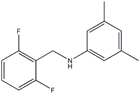 N-[(2,6-difluorophenyl)methyl]-3,5-dimethylaniline Struktur