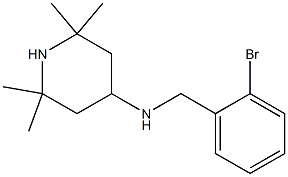 N-[(2-bromophenyl)methyl]-2,2,6,6-tetramethylpiperidin-4-amine Struktur