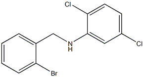 N-[(2-bromophenyl)methyl]-2,5-dichloroaniline Struktur