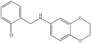 N-[(2-chlorophenyl)methyl]-2,3-dihydro-1,4-benzodioxin-6-amine Struktur