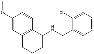 N-[(2-chlorophenyl)methyl]-6-methoxy-1,2,3,4-tetrahydronaphthalen-1-amine Struktur