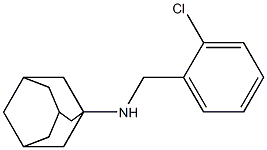 N-[(2-chlorophenyl)methyl]adamantan-1-amine Struktur