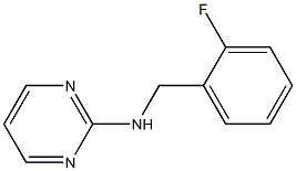 N-[(2-fluorophenyl)methyl]pyrimidin-2-amine Struktur