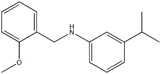 N-[(2-methoxyphenyl)methyl]-3-(propan-2-yl)aniline Struktur