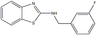 N-[(3-fluorophenyl)methyl]-1,3-benzothiazol-2-amine Struktur