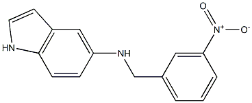 N-[(3-nitrophenyl)methyl]-1H-indol-5-amine Struktur