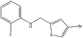 N-[(4-bromothiophen-2-yl)methyl]-2-fluoroaniline Struktur