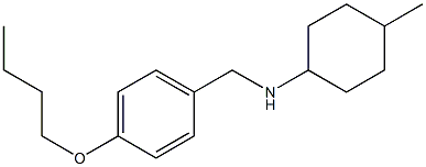 N-[(4-butoxyphenyl)methyl]-4-methylcyclohexan-1-amine Struktur