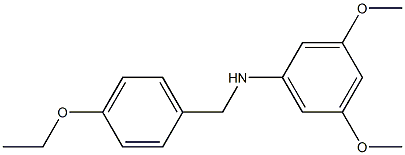 N-[(4-ethoxyphenyl)methyl]-3,5-dimethoxyaniline Struktur