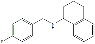 N-[(4-fluorophenyl)methyl]-1,2,3,4-tetrahydronaphthalen-1-amine Struktur