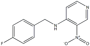 N-[(4-fluorophenyl)methyl]-3-nitropyridin-4-amine Struktur