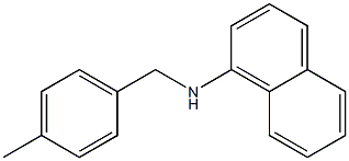 N-[(4-methylphenyl)methyl]naphthalen-1-amine Struktur