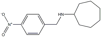 N-[(4-nitrophenyl)methyl]cycloheptanamine Struktur