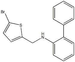 N-[(5-bromothiophen-2-yl)methyl]-2-phenylaniline Struktur