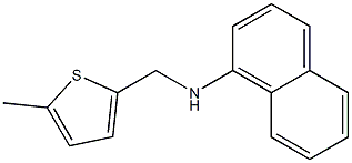 N-[(5-methylthiophen-2-yl)methyl]naphthalen-1-amine Struktur