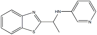 N-[1-(1,3-benzothiazol-2-yl)ethyl]pyridin-3-amine Struktur