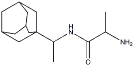 N-[1-(1-adamantyl)ethyl]-2-aminopropanamide Struktur