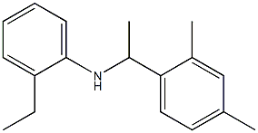 N-[1-(2,4-dimethylphenyl)ethyl]-2-ethylaniline Struktur