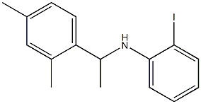 N-[1-(2,4-dimethylphenyl)ethyl]-2-iodoaniline Struktur