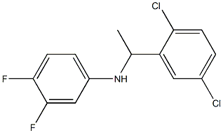 N-[1-(2,5-dichlorophenyl)ethyl]-3,4-difluoroaniline Struktur