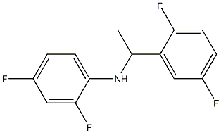 N-[1-(2,5-difluorophenyl)ethyl]-2,4-difluoroaniline Struktur