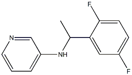 N-[1-(2,5-difluorophenyl)ethyl]pyridin-3-amine Struktur