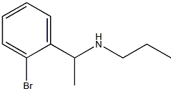 N-[1-(2-bromophenyl)ethyl]-N-propylamine Struktur