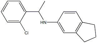 N-[1-(2-chlorophenyl)ethyl]-2,3-dihydro-1H-inden-5-amine Struktur