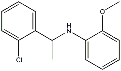 N-[1-(2-chlorophenyl)ethyl]-2-methoxyaniline Struktur