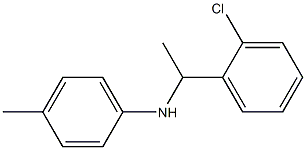 N-[1-(2-chlorophenyl)ethyl]-4-methylaniline Struktur