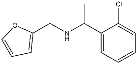 N-[1-(2-chlorophenyl)ethyl]-N-(2-furylmethyl)amine Struktur