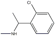 N-[1-(2-chlorophenyl)ethyl]-N-methylamine Struktur